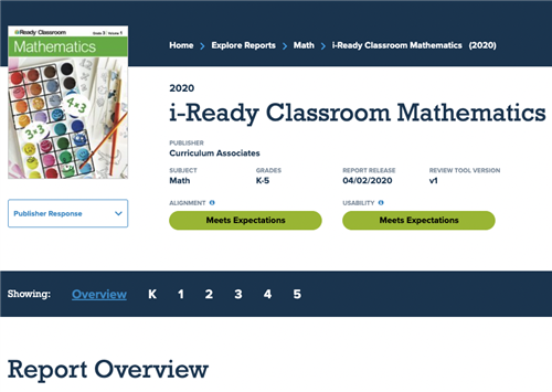 i-Ready ed reports