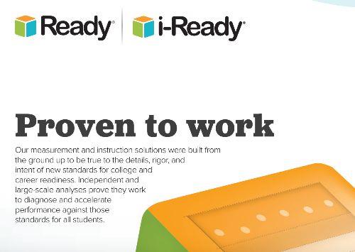 i-Ready Proven to Work