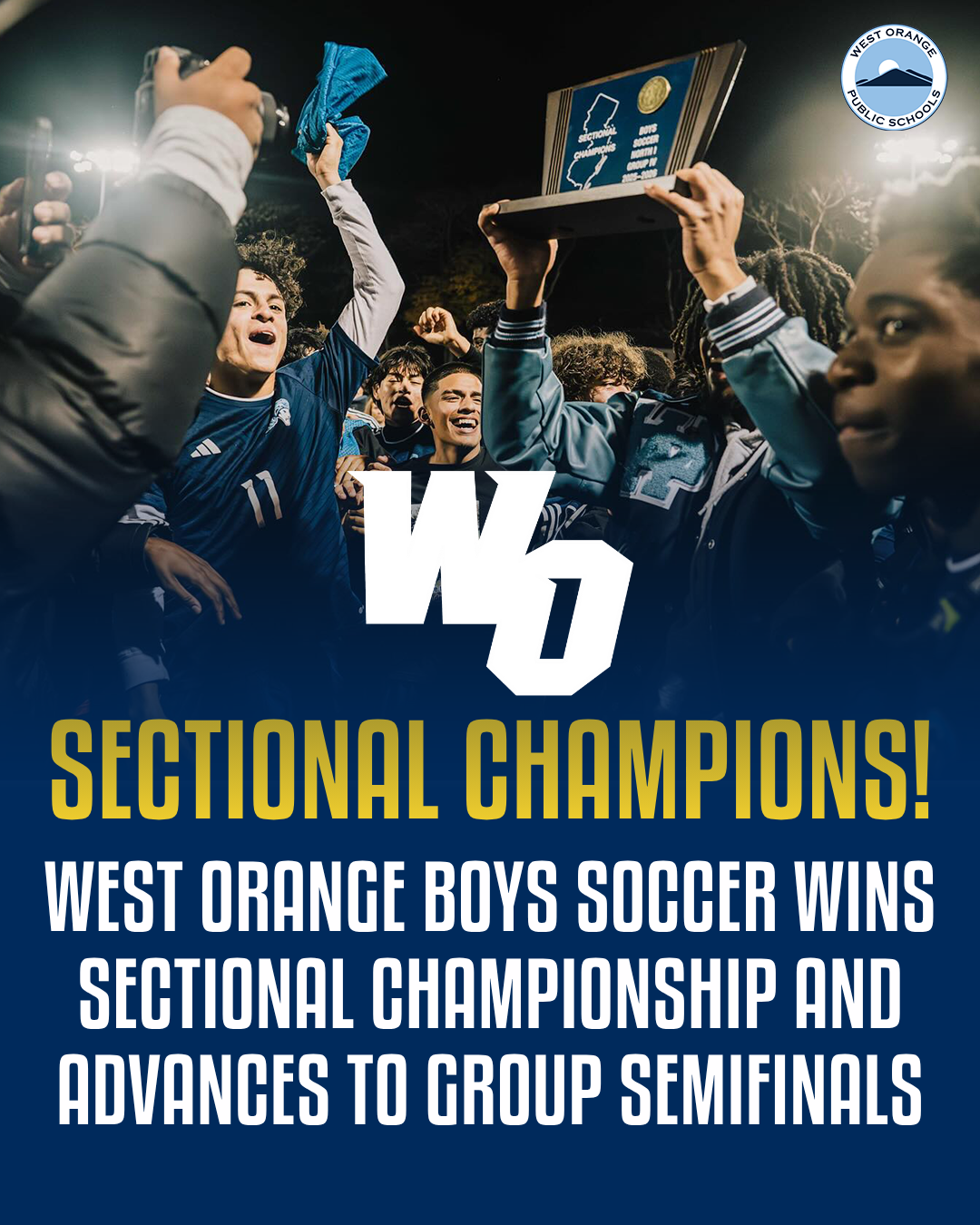  West Orange Boys Soccer Sectional 2025
