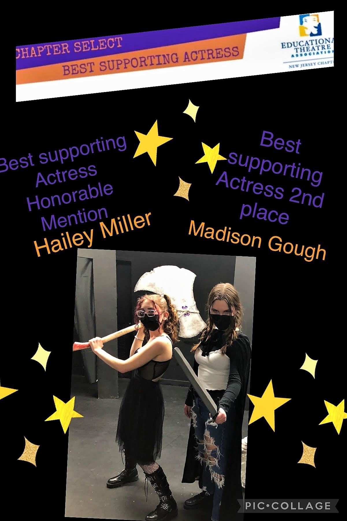 WOHS Advanced Theatre Thespians Receive Awards at the NJ State Thespian