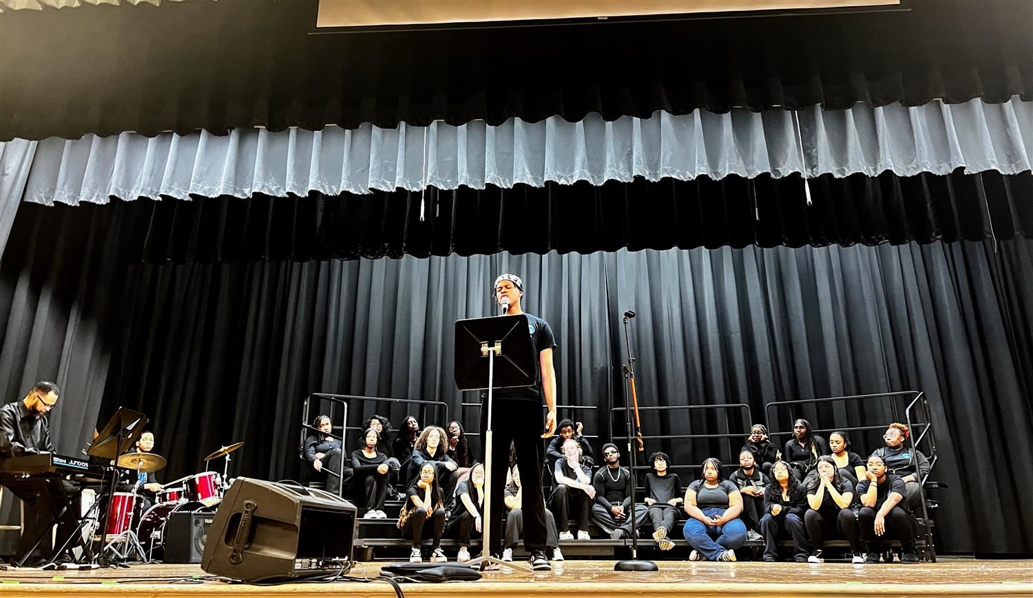 Choir and Step at EMS