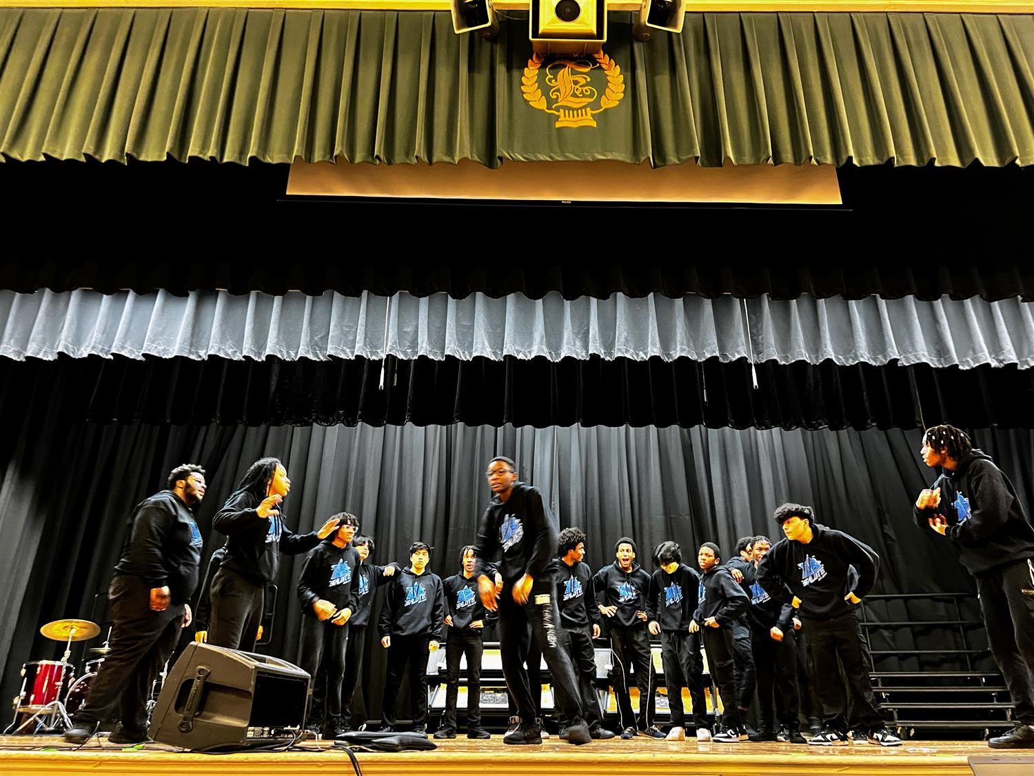 Choir and Step at EMS